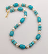 Turquoise Pearl Necklace