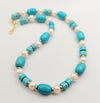 Turquoise Pearl Necklace