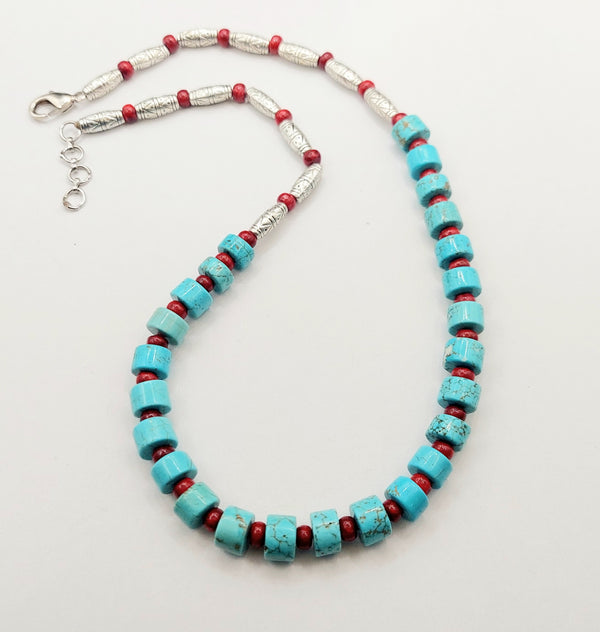 Turquoise Tablet Necklace