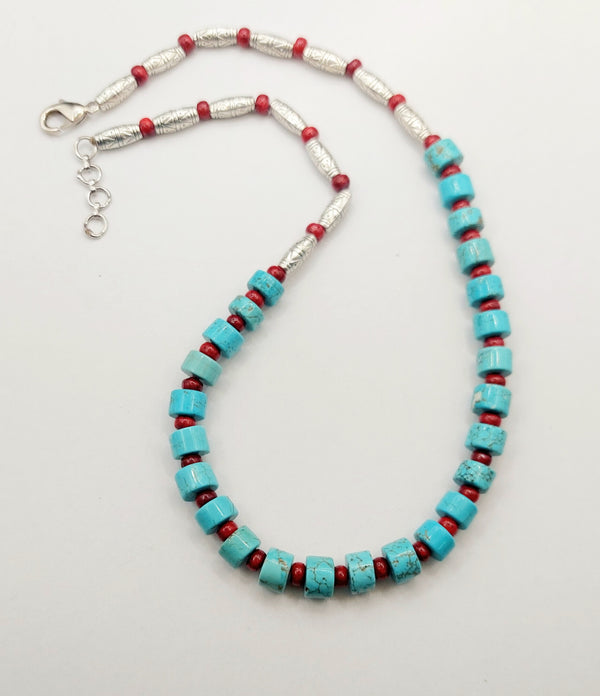 Turquoise Tablet Necklace