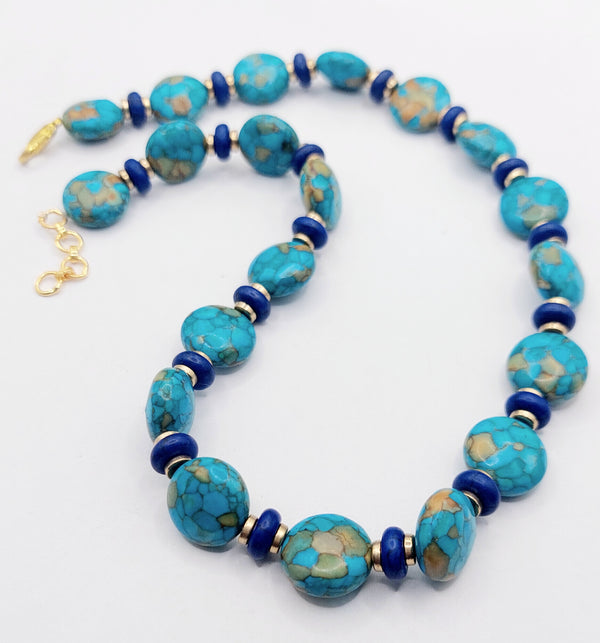 Turquoise Mosaic Necklace