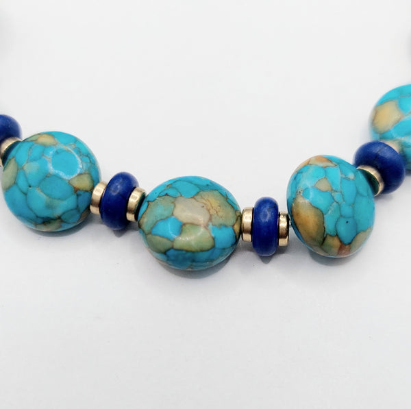 Turquoise Mosaic Necklace