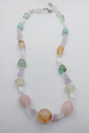 Multi-Gem Ball Necklace