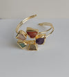 MULTI GEM FLOWER BRACELET