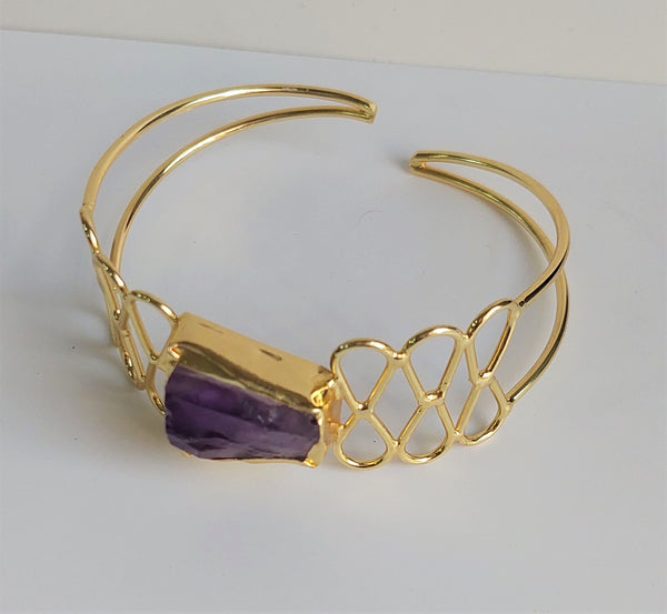 AMETHYST INFINITY BRACELET