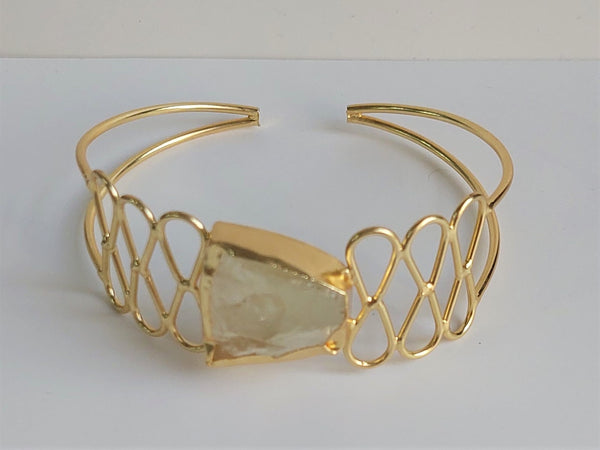 CITRINE INFINITY BRACELET