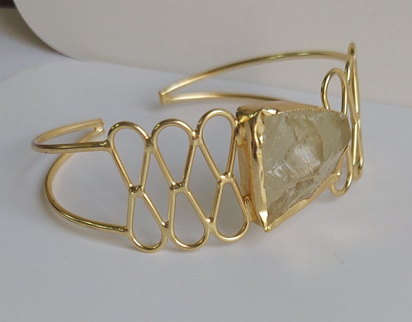 CITRINE INFINITY BRACELET