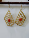 Carnelian Mesh Danglers