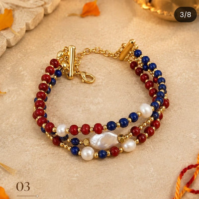 Lapis Coral Bracelet