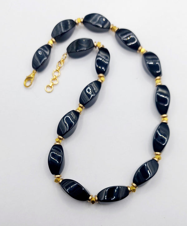 Fancy Onyx Necklace