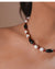 Onyx Mother-of-Pearl Necklace
