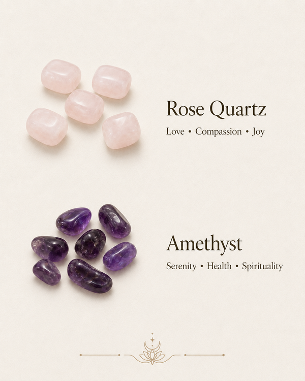 Rose Quartz Amethyst Bracelet