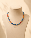 Blue, Sodalite & Carnelian Necklace