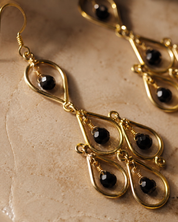 Black Onyx Earrings