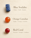 Blue, Sodalite & Carnelian Necklace