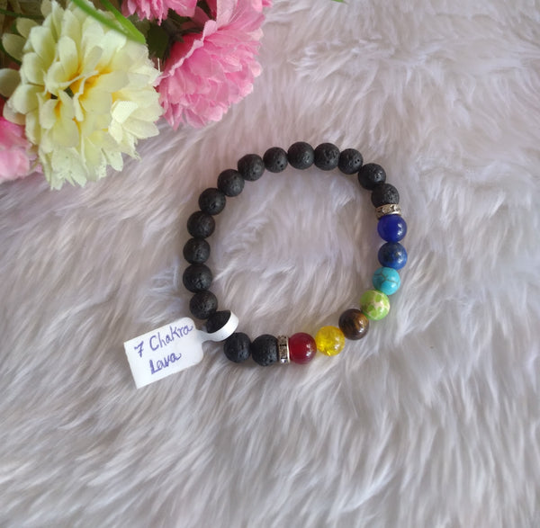 7 CHAKRA LAVABRACELET