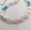 Rose-Coral-Turquoise Necklace