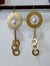 Pearl Circle Earrings