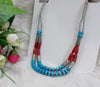 Blue-red Navajo Necklace
