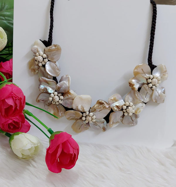 Mother-of-Pearl Shell Necklace