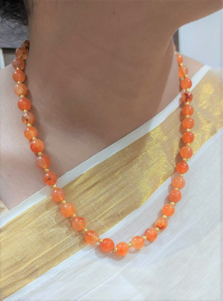 MAJESTIC CARNELIAN MALA