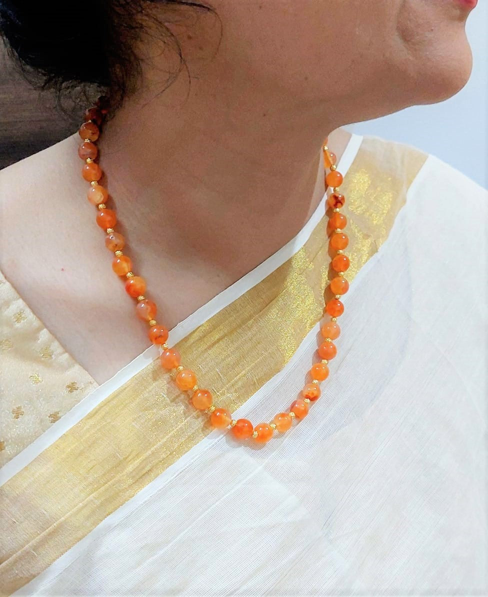 MAJESTIC CARNELIAN MALA