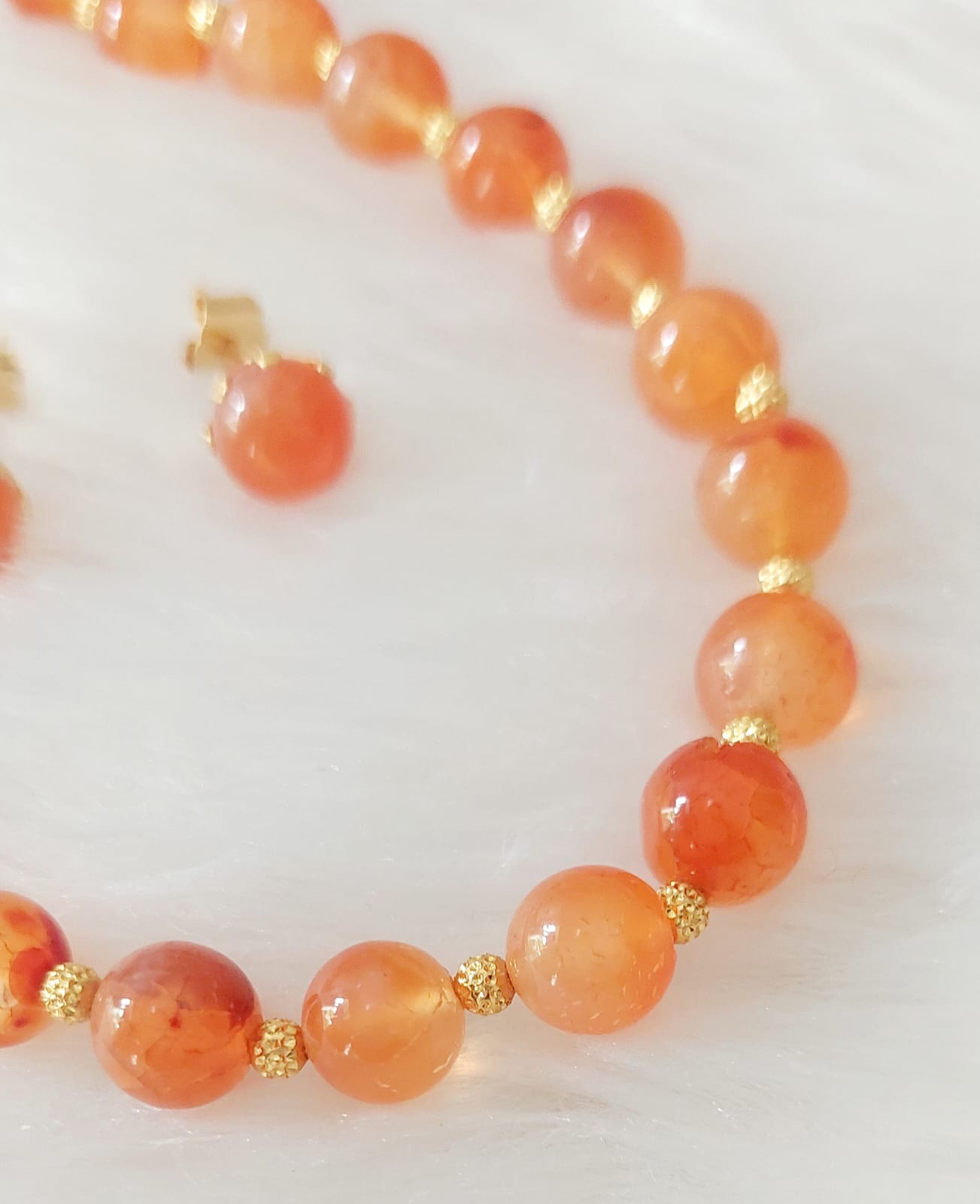MAJESTIC CARNELIAN MALA
