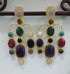 MULTI GEM RANI EARRING