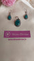 GREEN ONYX PENDANT SET