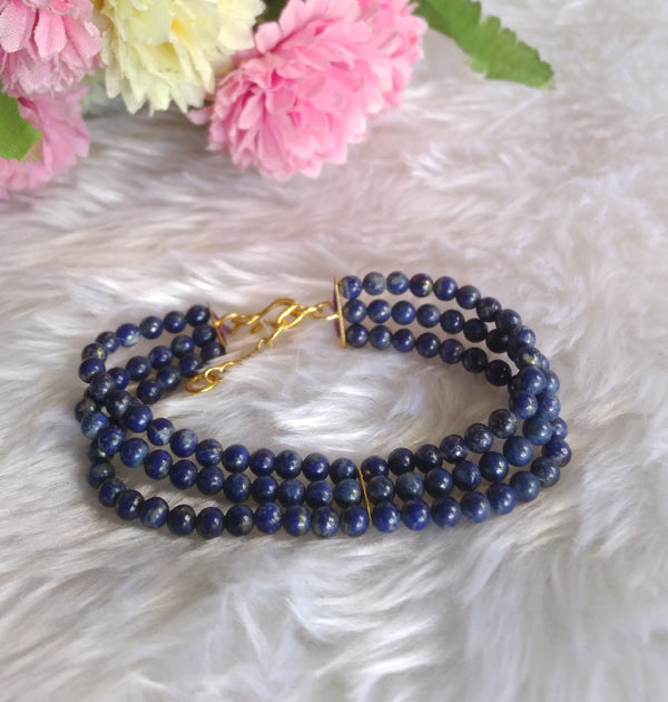 LAPIS 3 STRING BRACELET