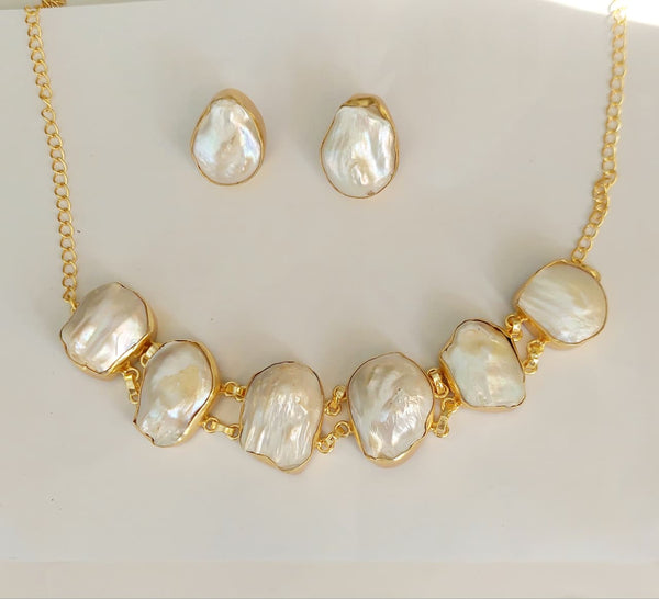 BAROQUE PEARL CHOKER SET