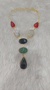LABRADORITE DROP NECKLACE