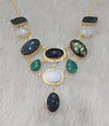 Amethyst Labradorite Necklace