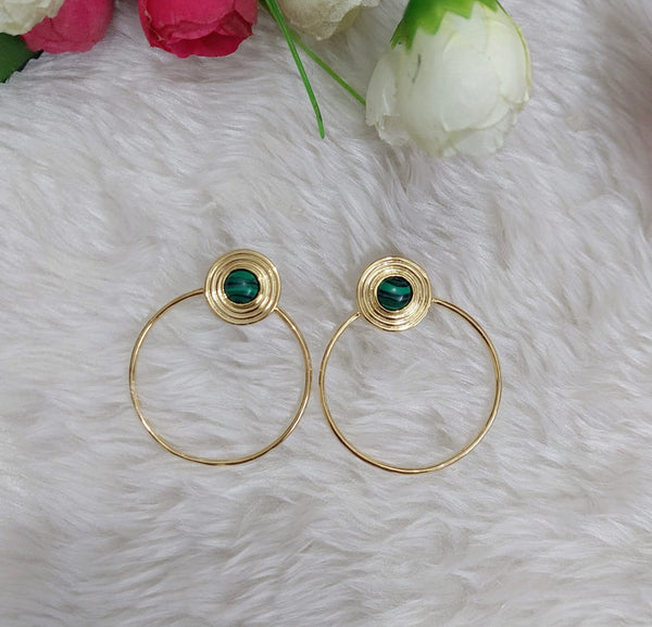 SUNSHINE MALACHITE EARRINGS