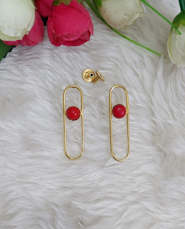 SUNSHINE CORAL EARRINGS
