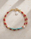 Turquoise Coral Bracelet