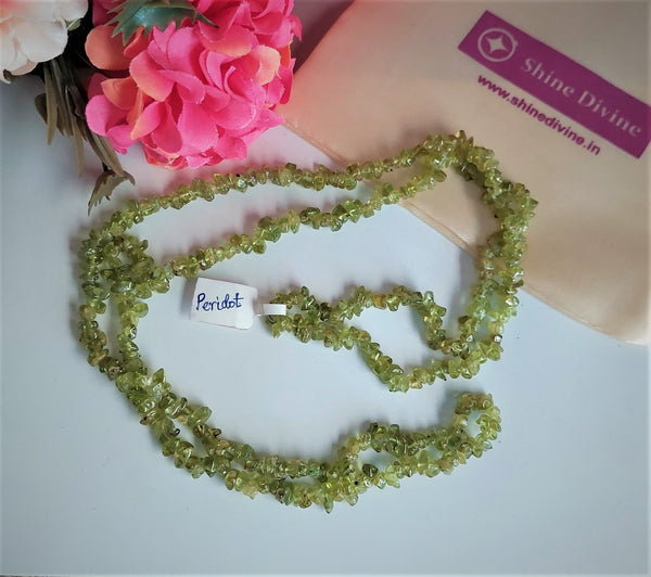 PERIDOT CRYSTAL MALA