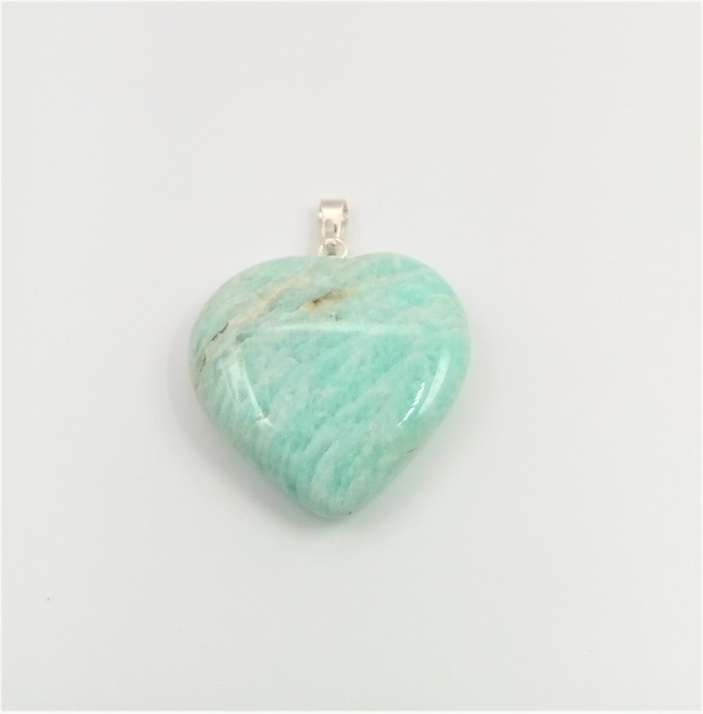 AMAZONITE HEART PENDANT