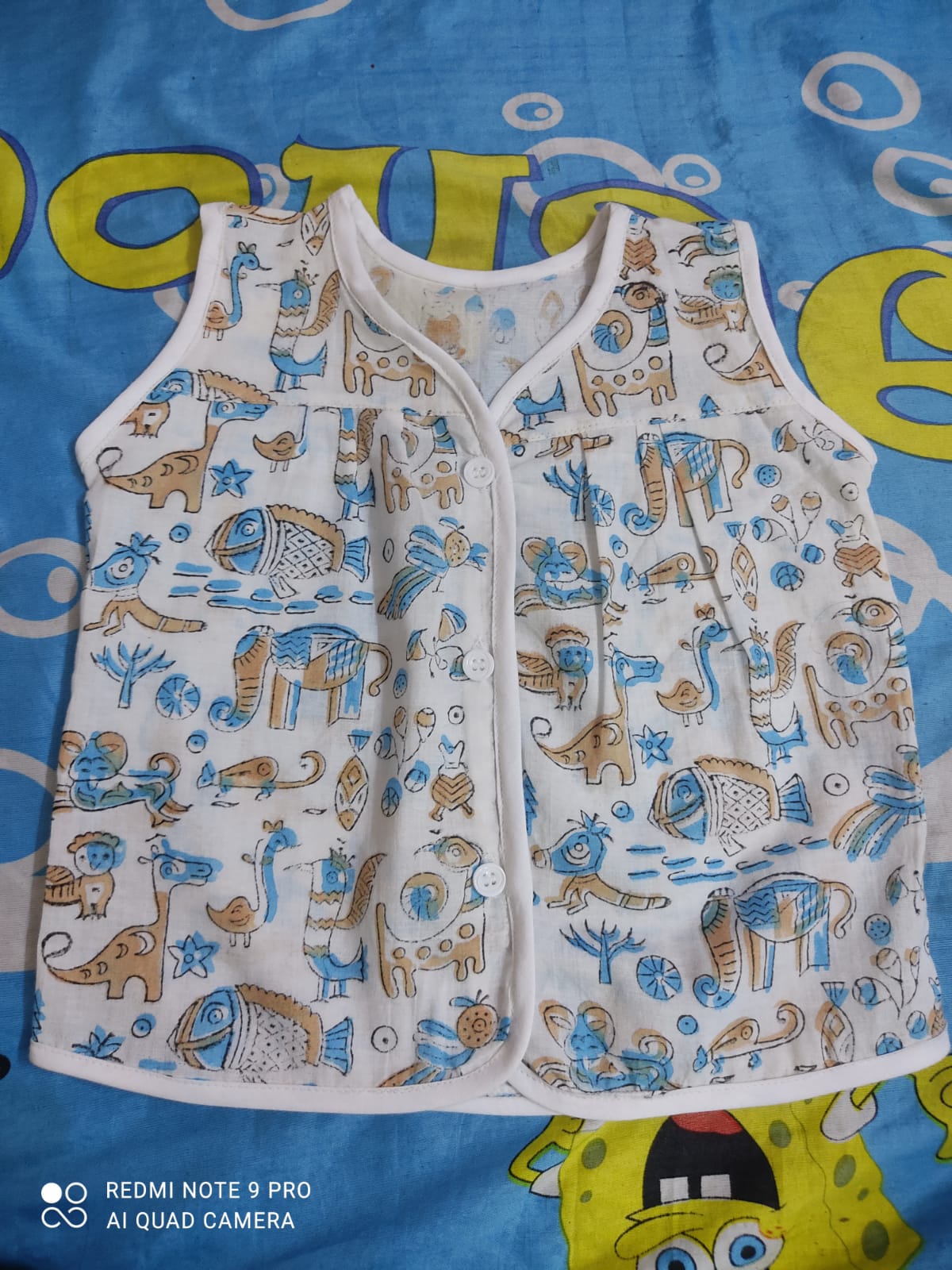 Animal-print Frock set