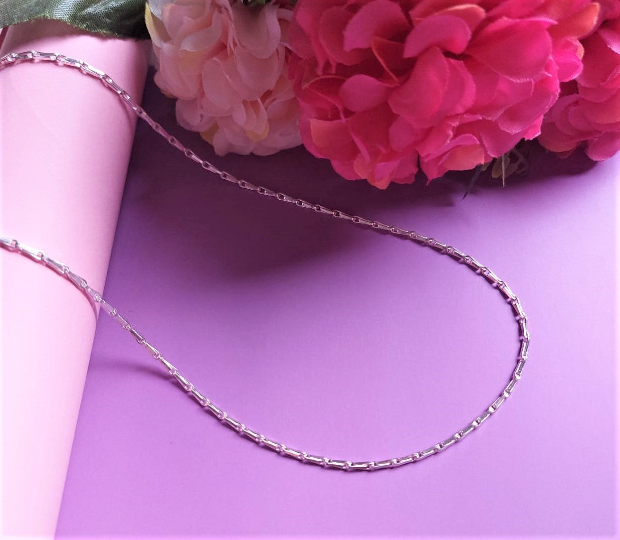 SILVER BAR CHAIN