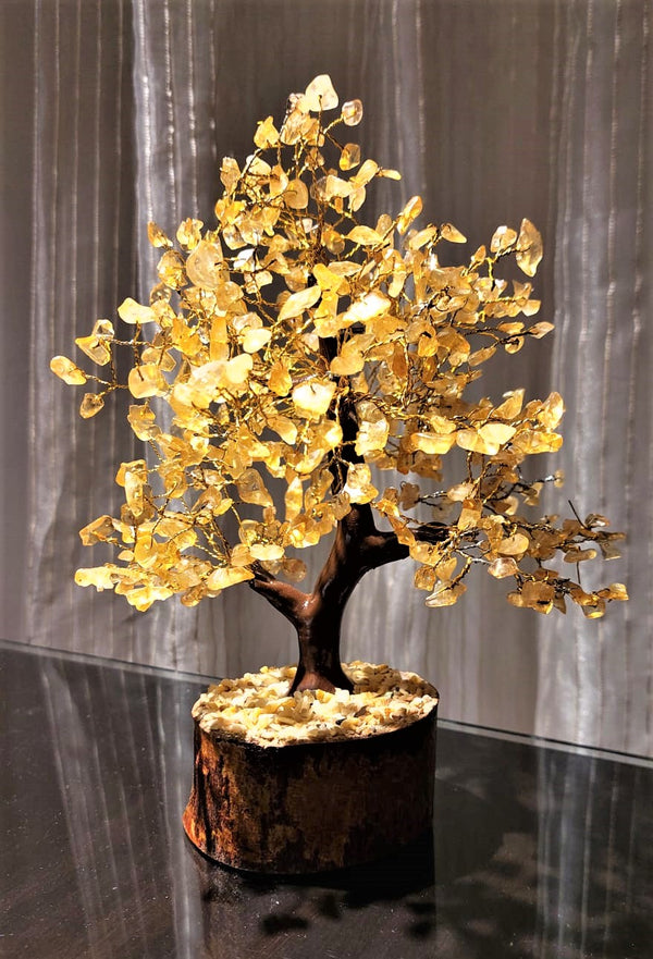 CITRINE GEMSTONE TREE (Large)