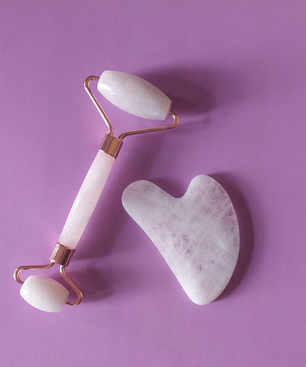 FACE ROLLER & GUA SHA SET