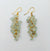 UNCUT FLUORITE EAR RINGS
