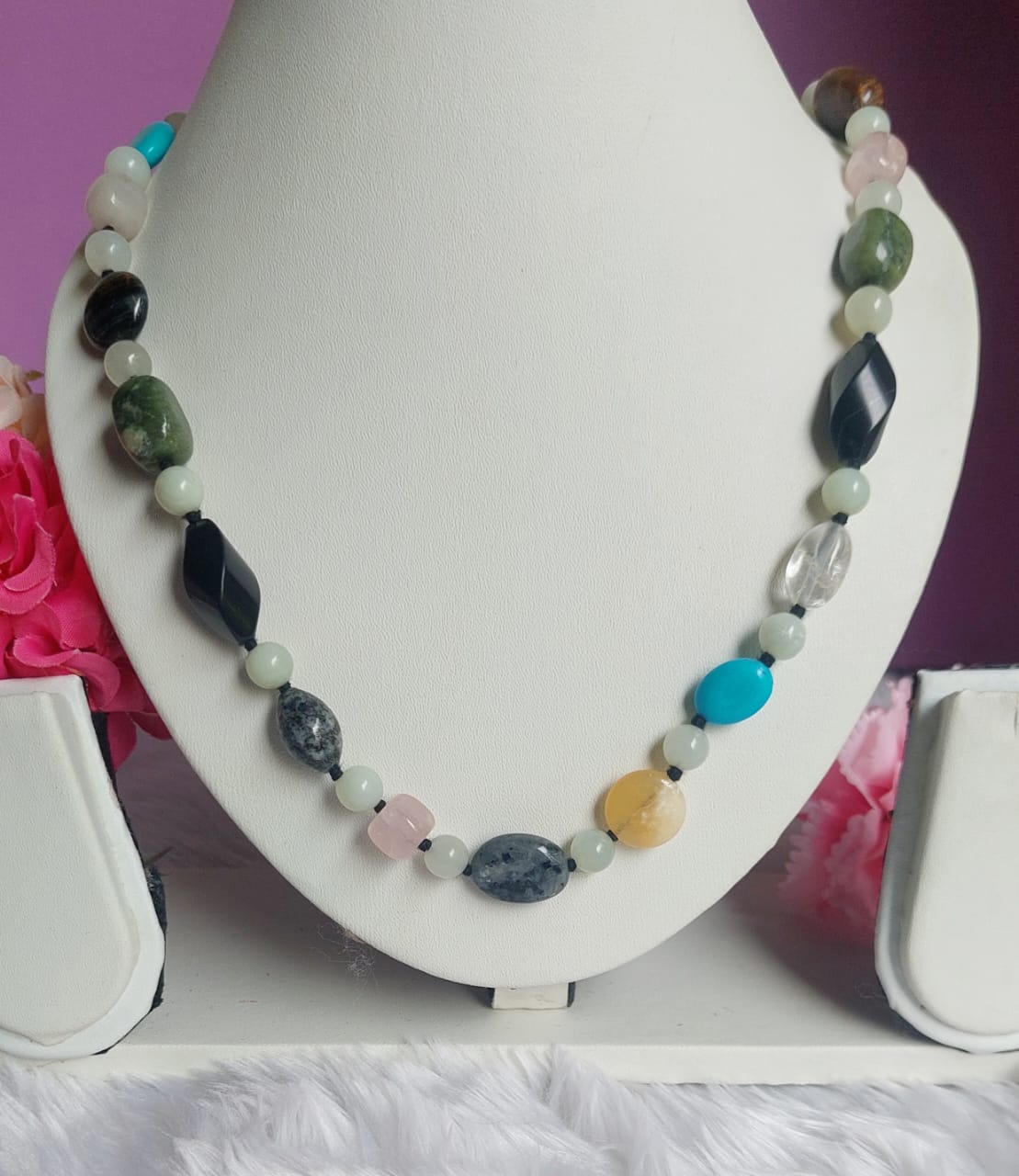 MULTI GEM BEADS MALA