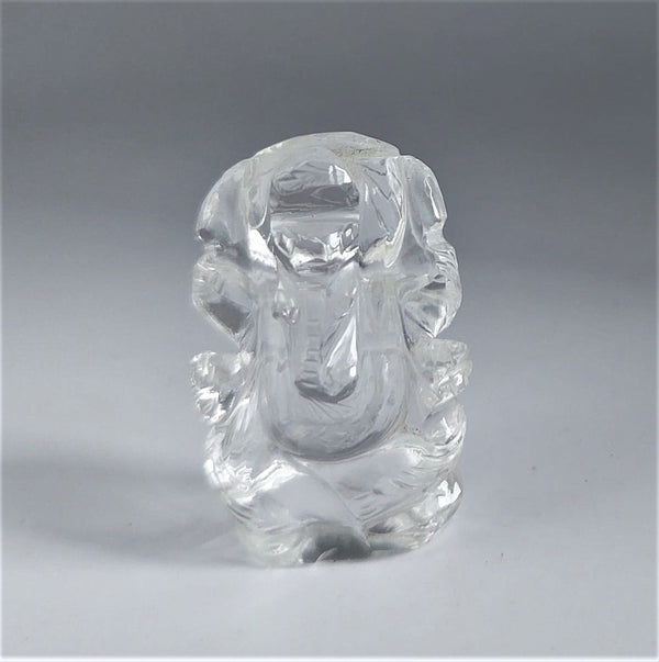 ROCK CRYSTAL GANESHA CARVING