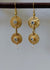 Topaz Double Round Earrings