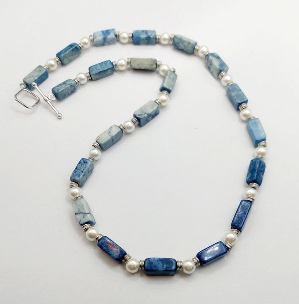 Sodalite Carnelian Necklace