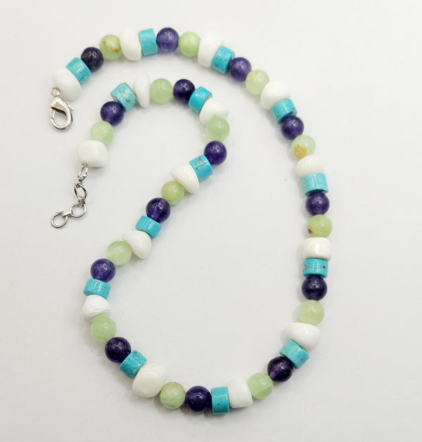 Four Gem Necklace