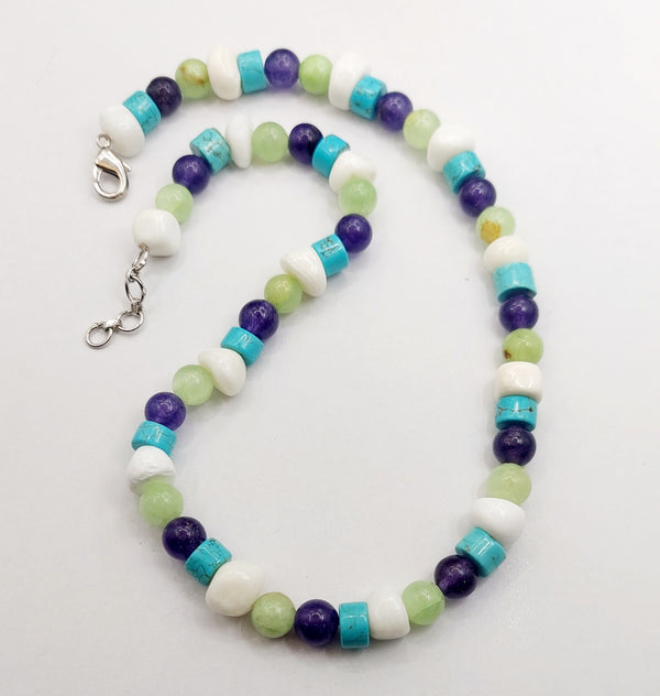 Four Gem Necklace