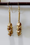 Topaz Leaf Earrings